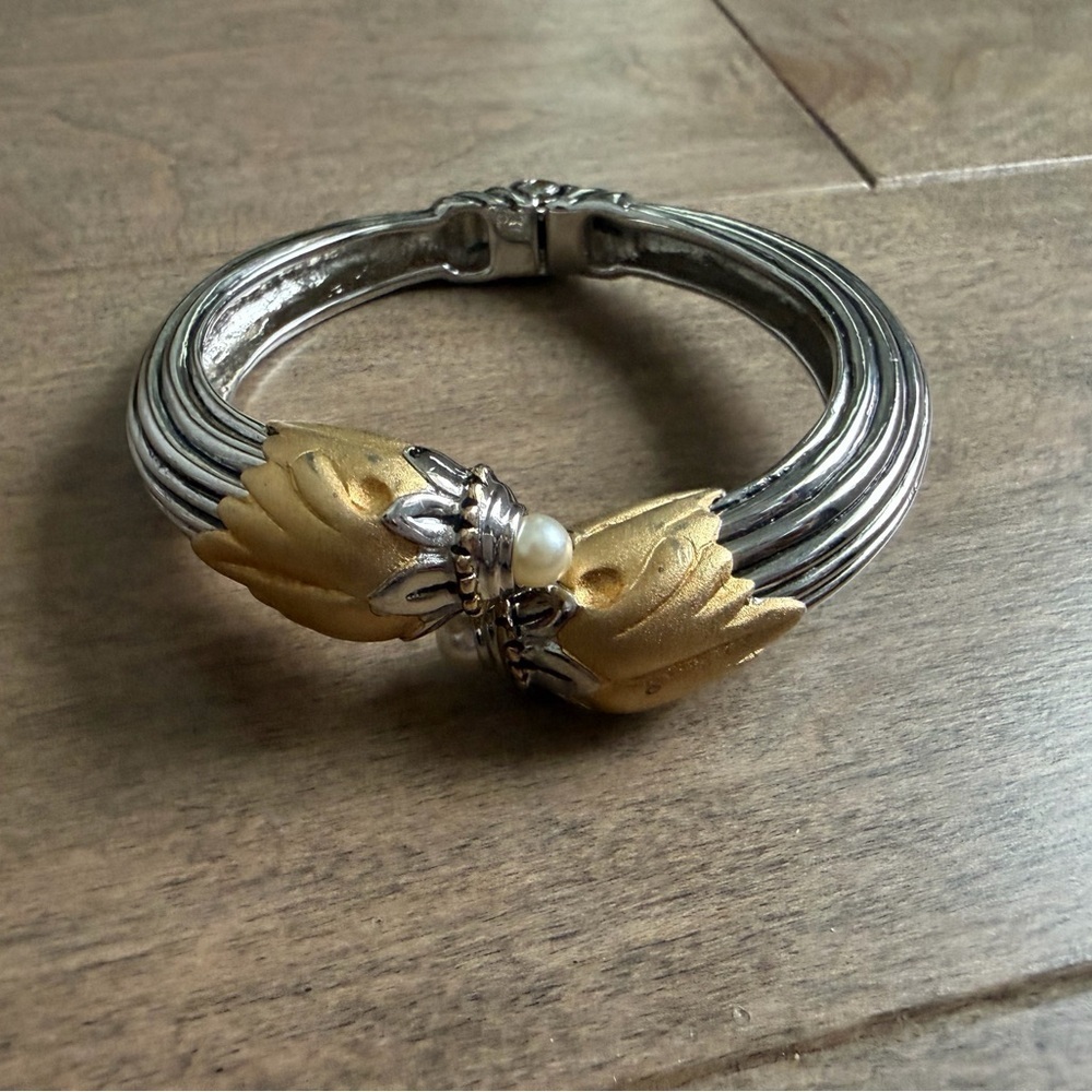 Vintage Gold and Silver Women's Bracelet